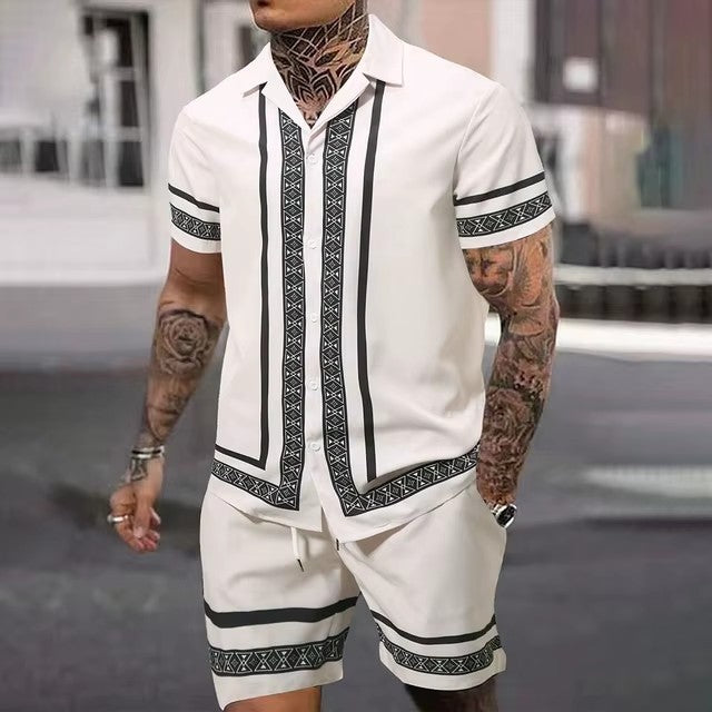 Fashion 3D Digital Printing Hawaiian Vacation Shirt Shorts - Gadgets and more