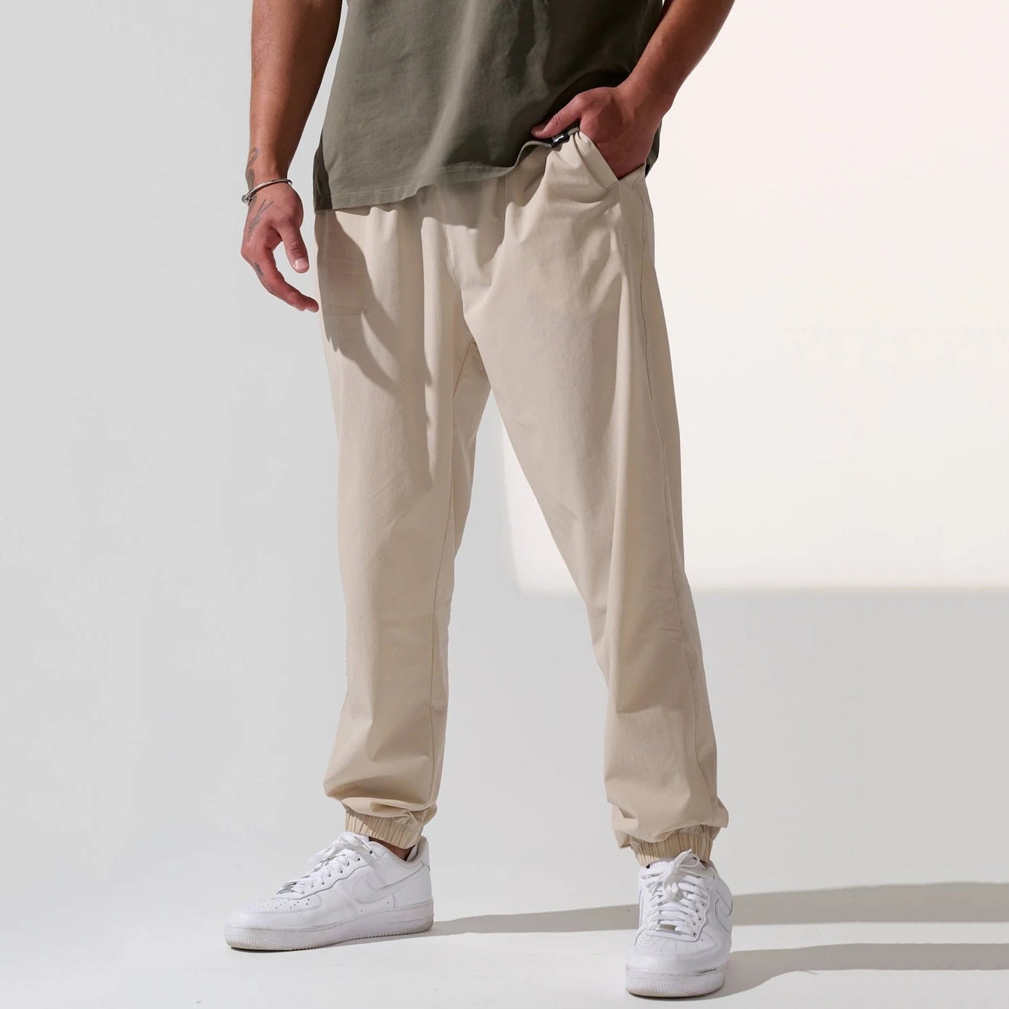 Men's Sports And Leisure Solid Color Pants