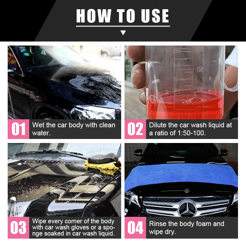 Strong Cleaning Agent Glazing Car Wash - Gadgets and more